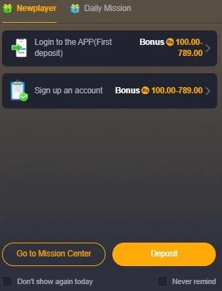 Z777 Game New Player Bonus