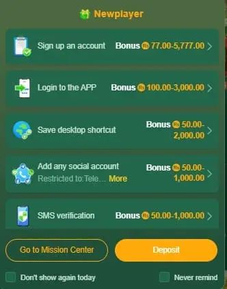 ZH88 Game Bonuses screenshot