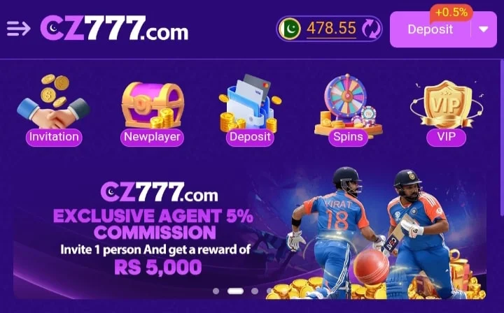 CZ777 Game Invite and Earn