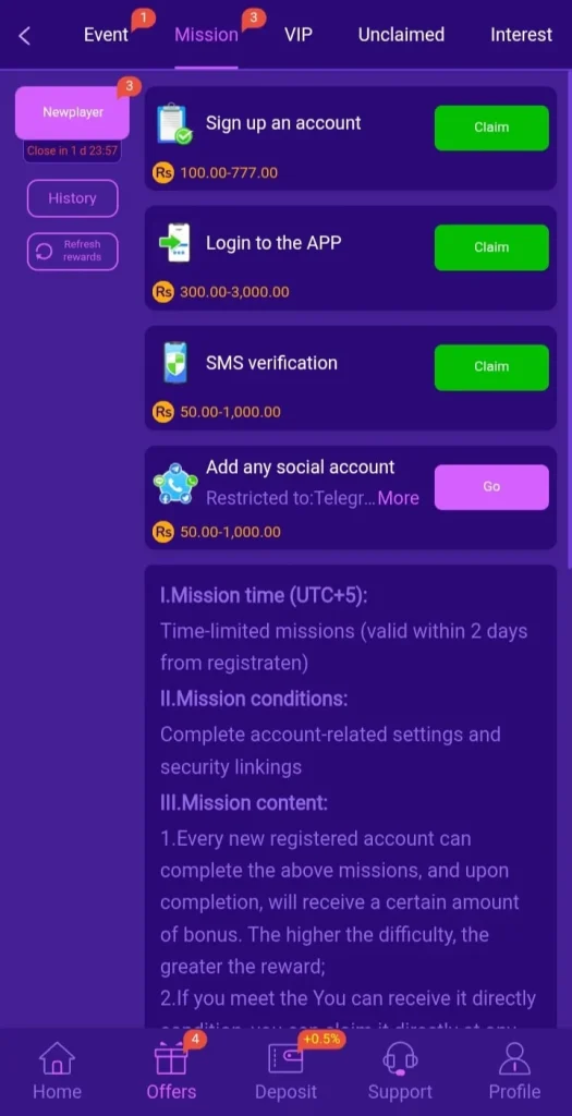 CZ777 Game Sign up Account Bonus