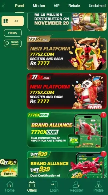 CB777 Game Brand Partnership Games