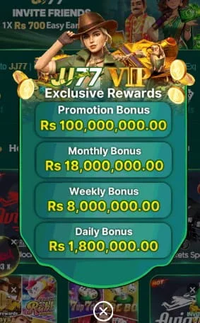 Exclusive Rewards on JJ77 Cash App Download