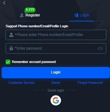 How to Login on K55 Game