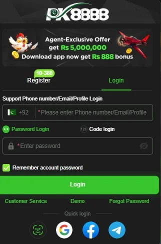 How to Login on PK8888 Game