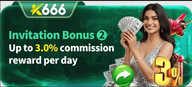 Invitation Bonus in K666 Game