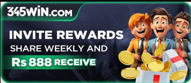 Invitations Rewards and bonuses on 345Win Game