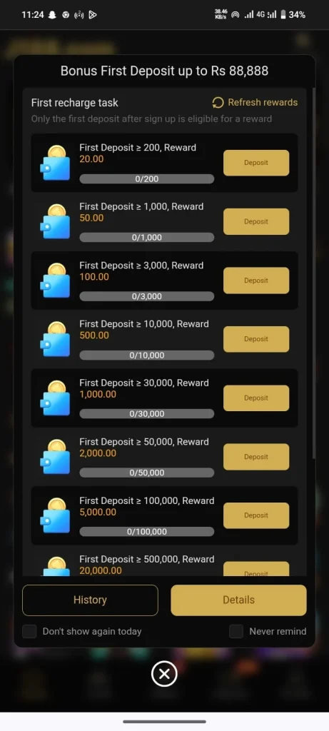 J188 Game Deposit Rewards