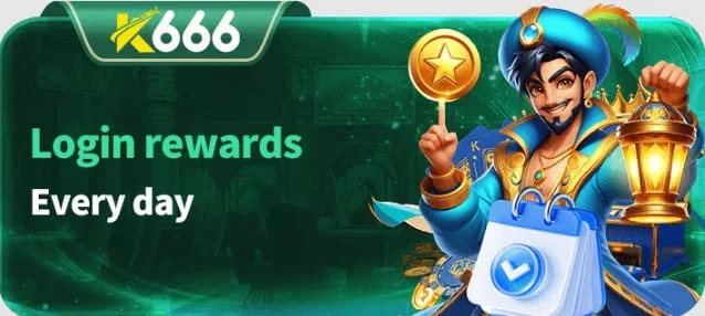 K666 Game Login Reward