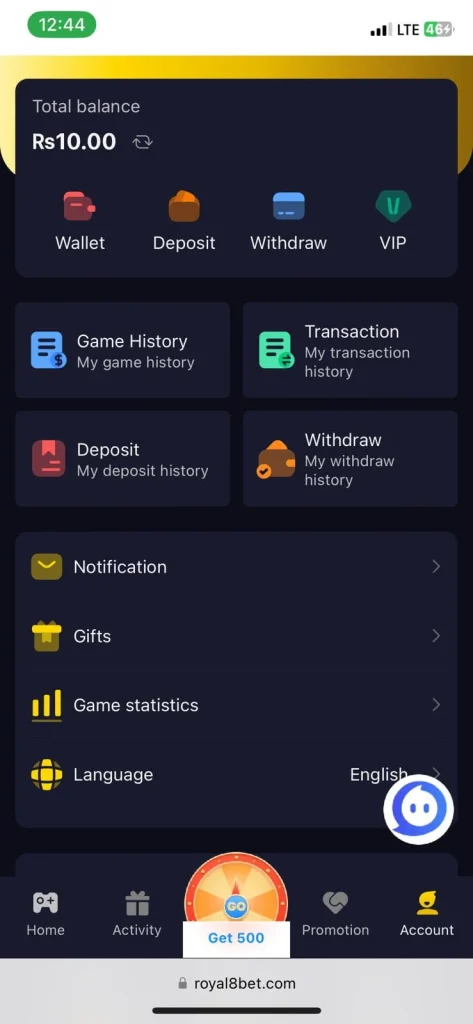 ROYAL8BET Game in Pakistan
